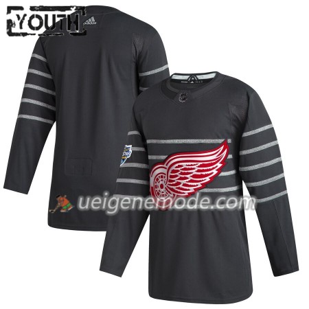 Kinder Detroit Red Wings Trikot Blank Grau Adidas 2020 NHL All-Star Authentic
